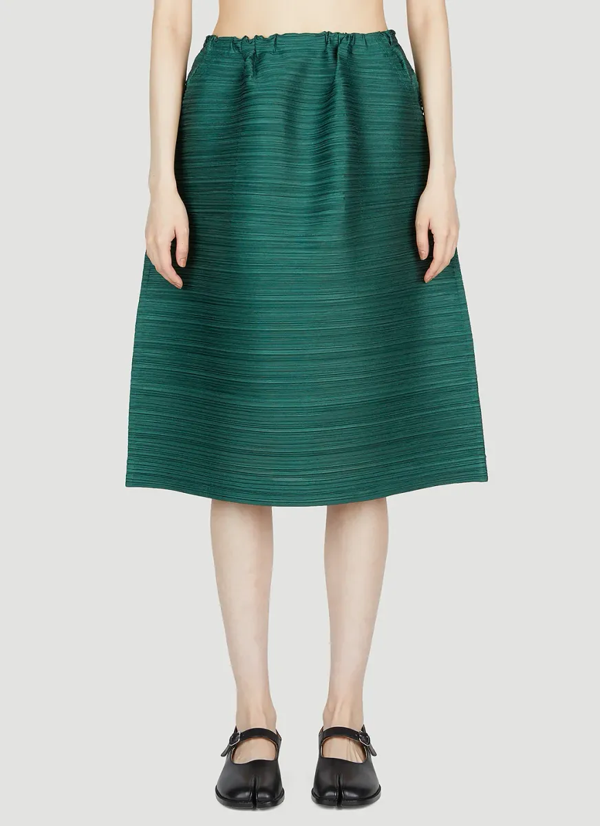 Jacquard A-Line Skirt