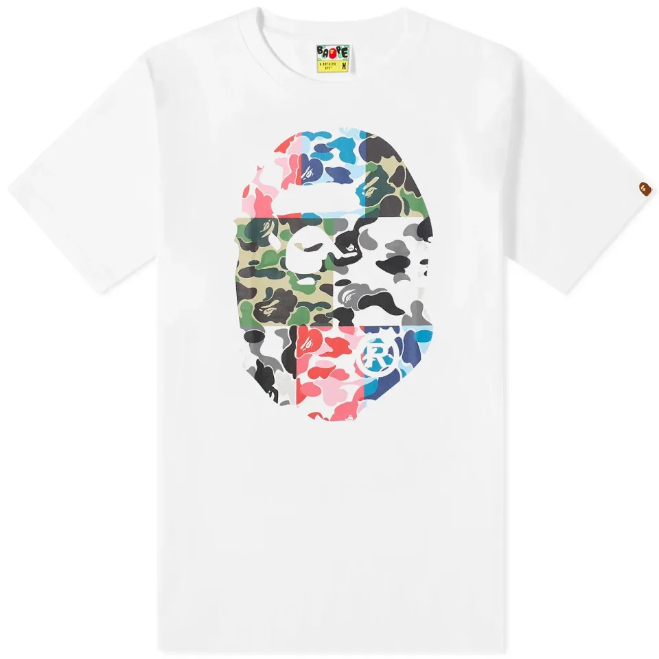 Abc Camo Crazy Big Ape Head T-Shirt