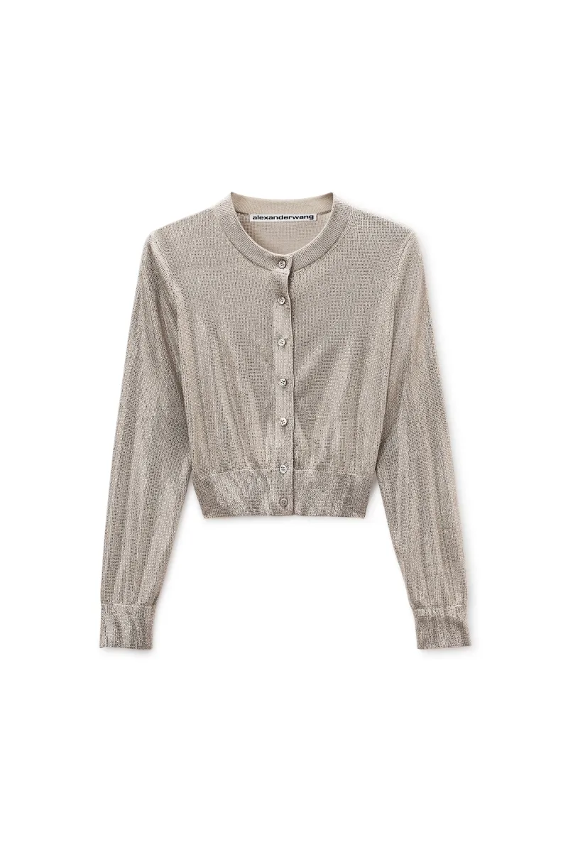 CRYSTAL HOTFIX CARDIGAN