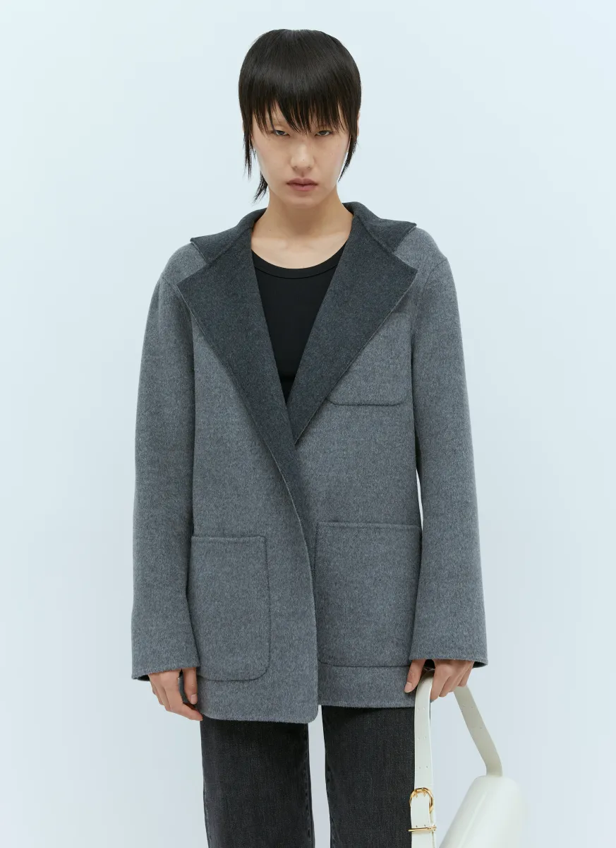 Patch Pocket Doublé Wool Jacket