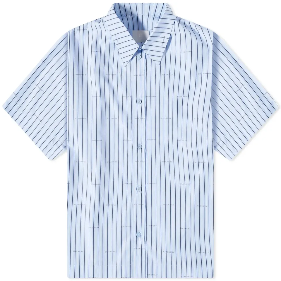 Repeat Logo Short Sleeve Stripe Shirt