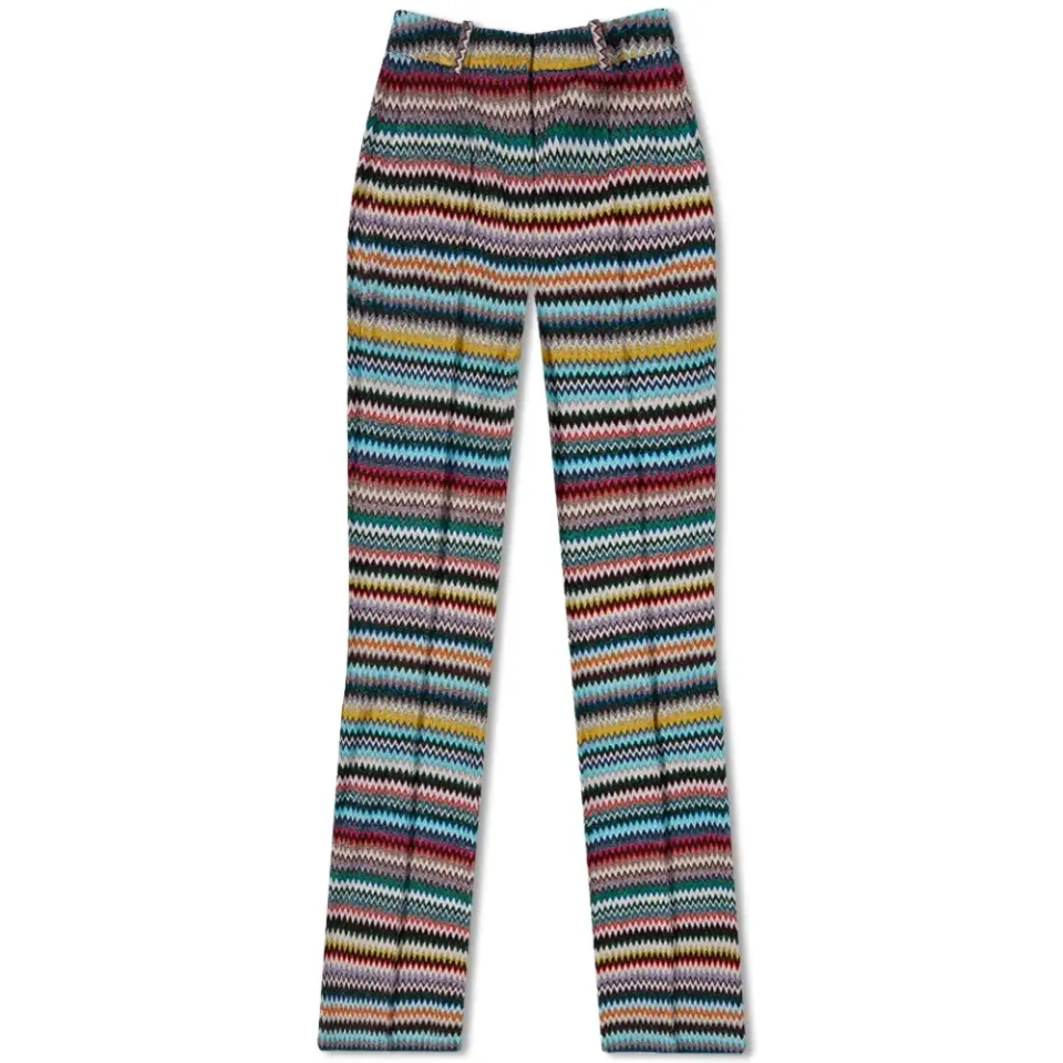 Zig Zag Knitted Trouser
