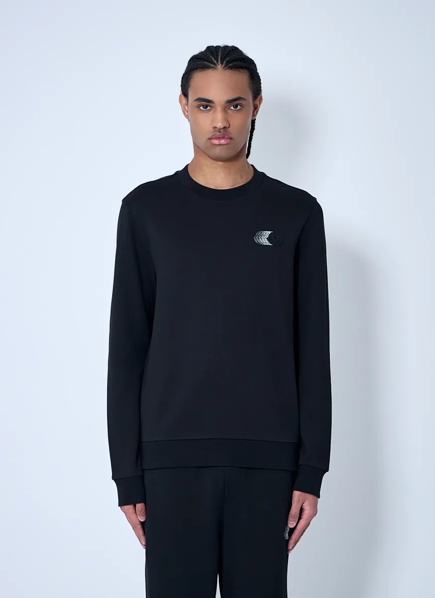 Logo Motif Sweatshirt