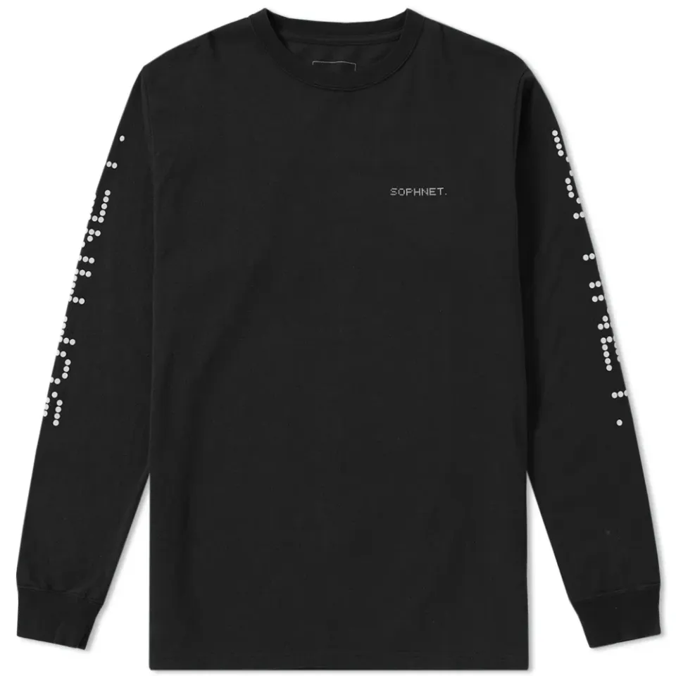 SOPHNET. Long Sleeve Authentic Logo Tee