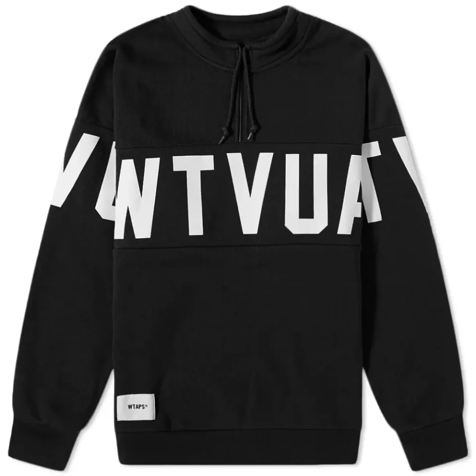 Stencil Mid Zip Sweat