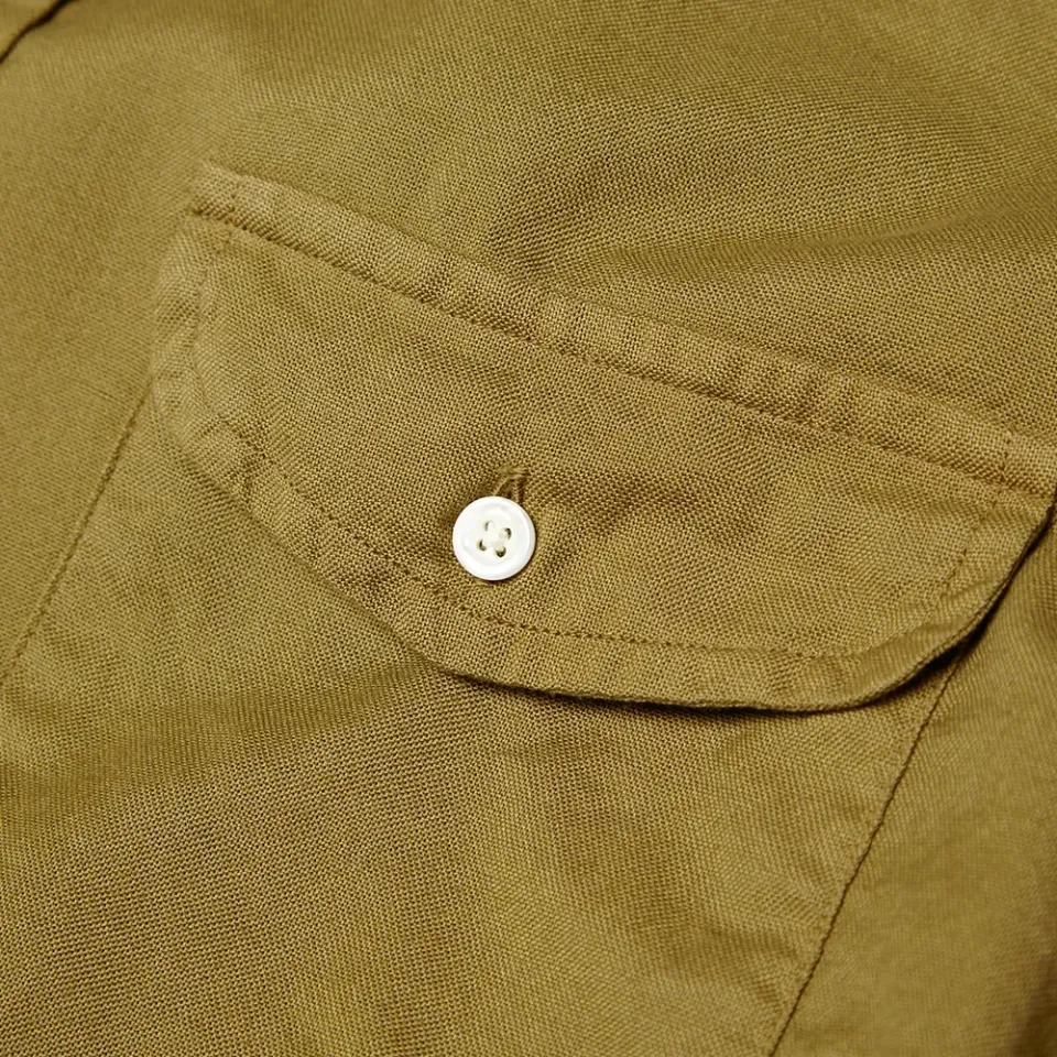 Fluffy Button Down Oxford Shirt