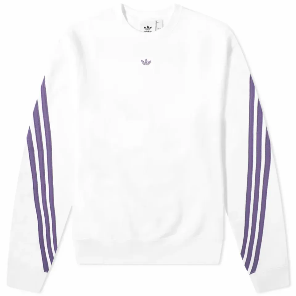 3-Stripe Wrap Crew Sweat