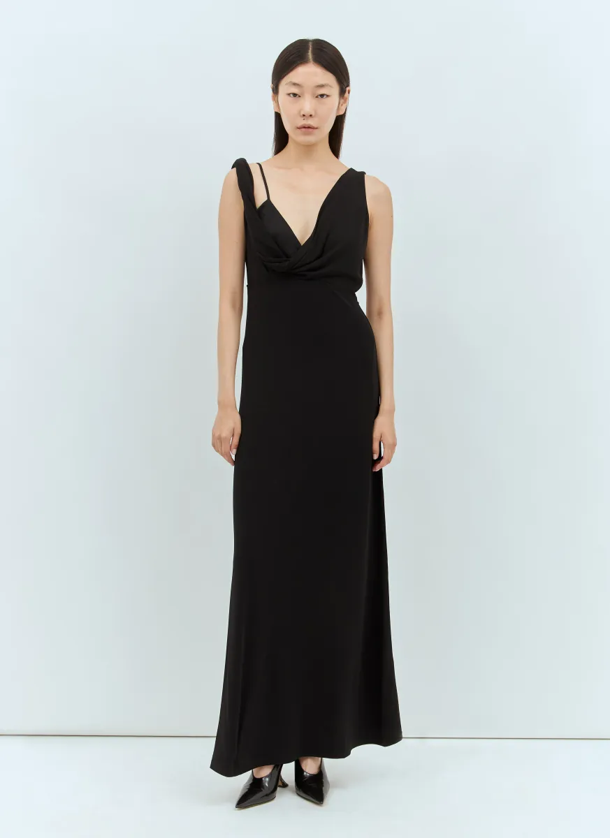 Twist Drape Dress