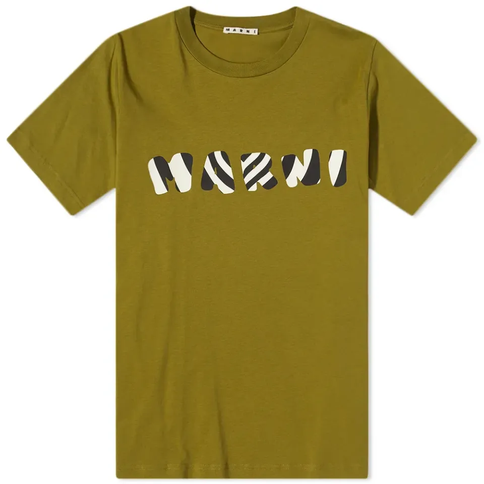 Embroidered Spiral Logo T-Shirt