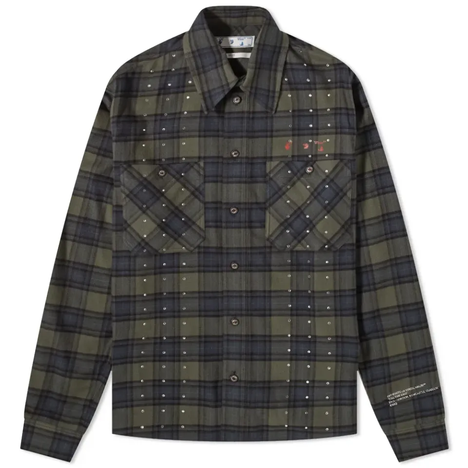 END. x Off-White Till The End Flannel Shirt
