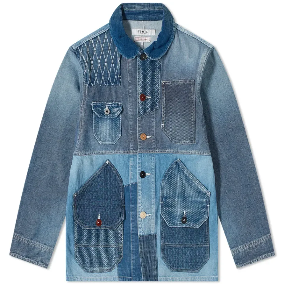 3yr Wash Bicolor Coverall Jacket