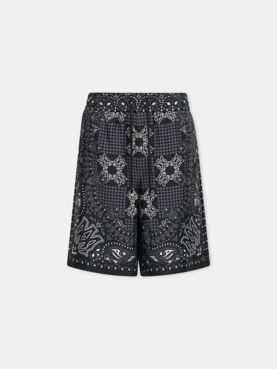 MA CHECK SHORT - Black