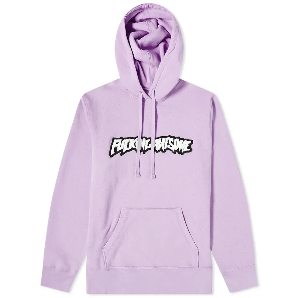 Garment Dyed Chenille Logo Hoody