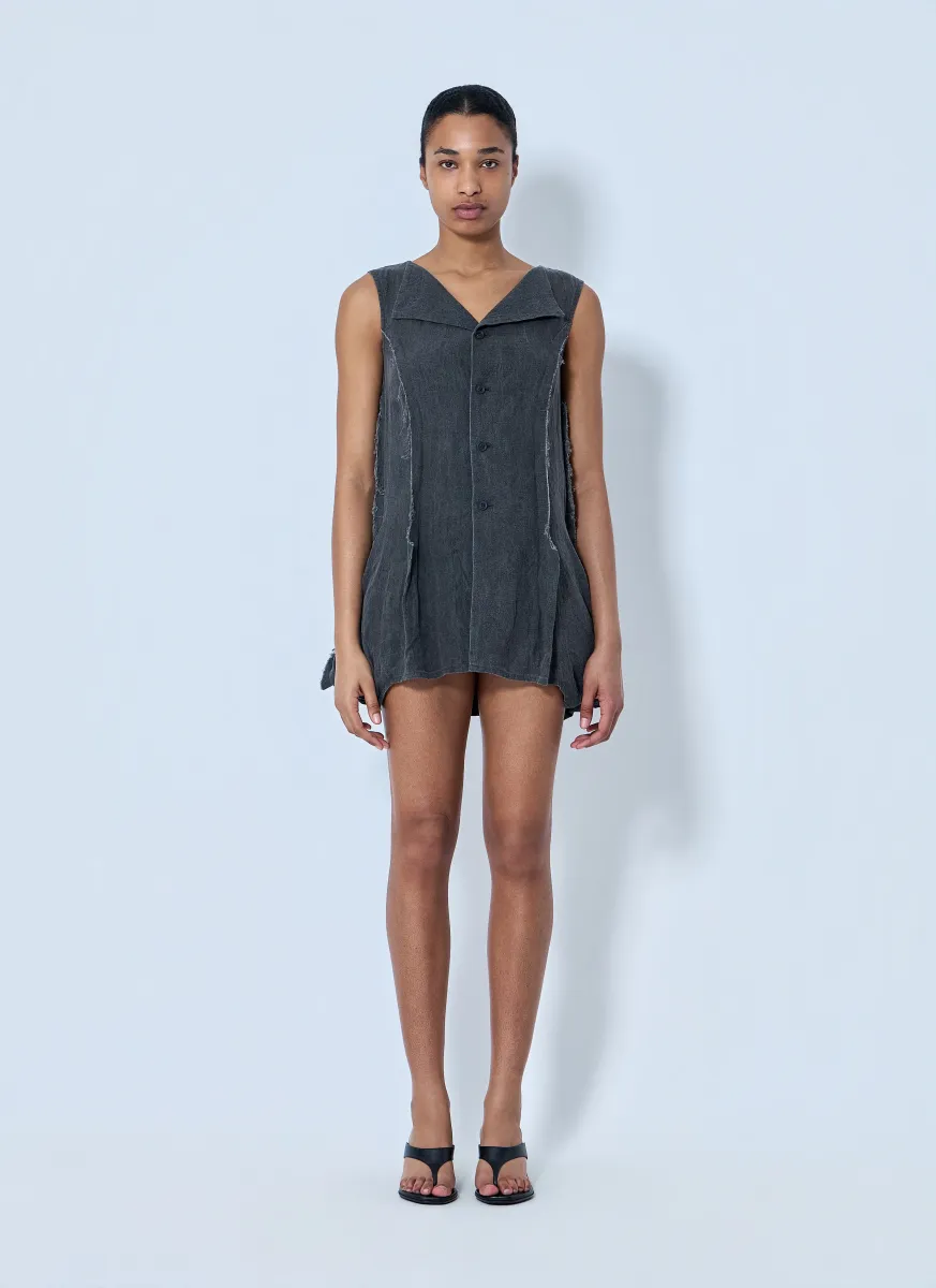 Hem Detail Vest