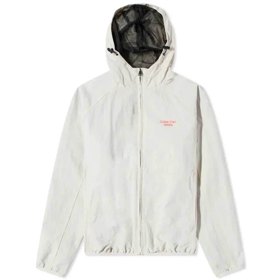 Stacked Logo Windbreaker