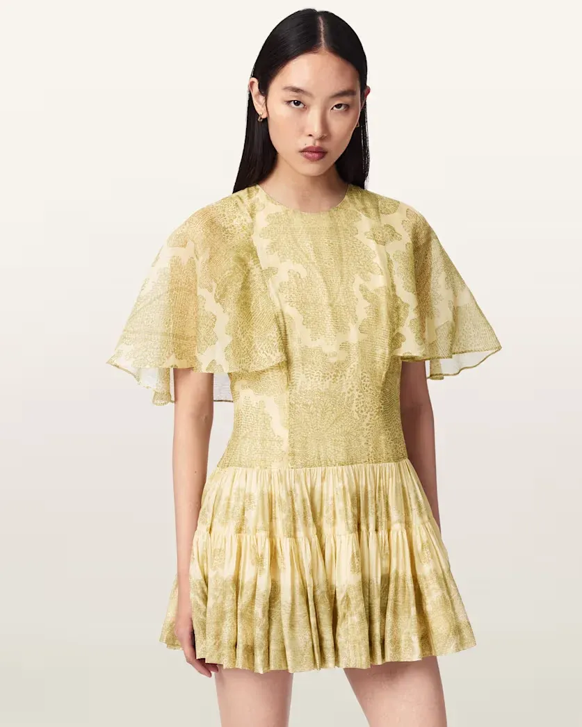 Yanna Slim Fit Tiered Mini Dress