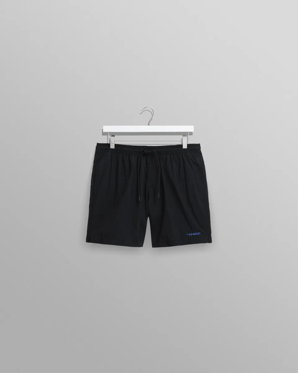 Brockwell - Black Logo Swim Shorts