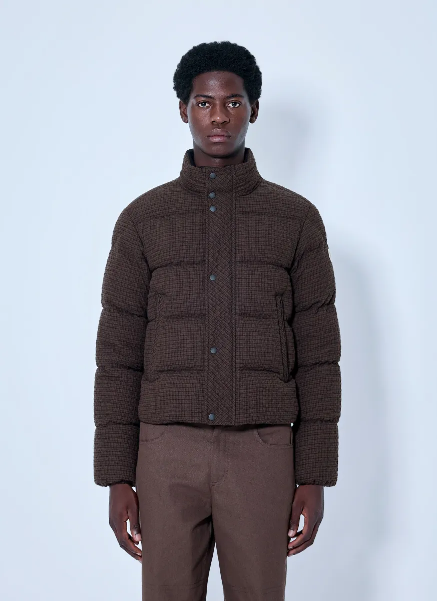 Oronte Cotton Flannel Short Down Jacket