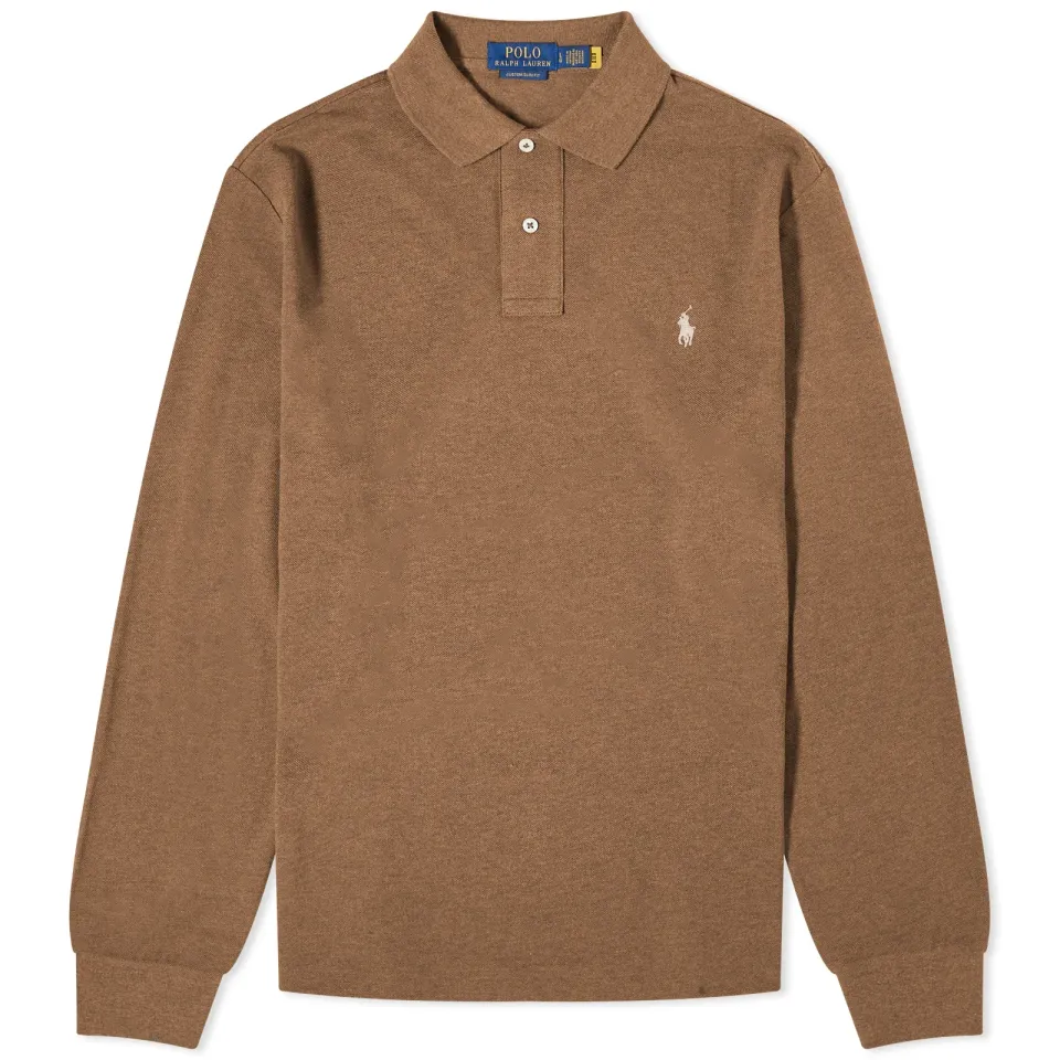 Long Sleeve Custom Fit Polo Shirt