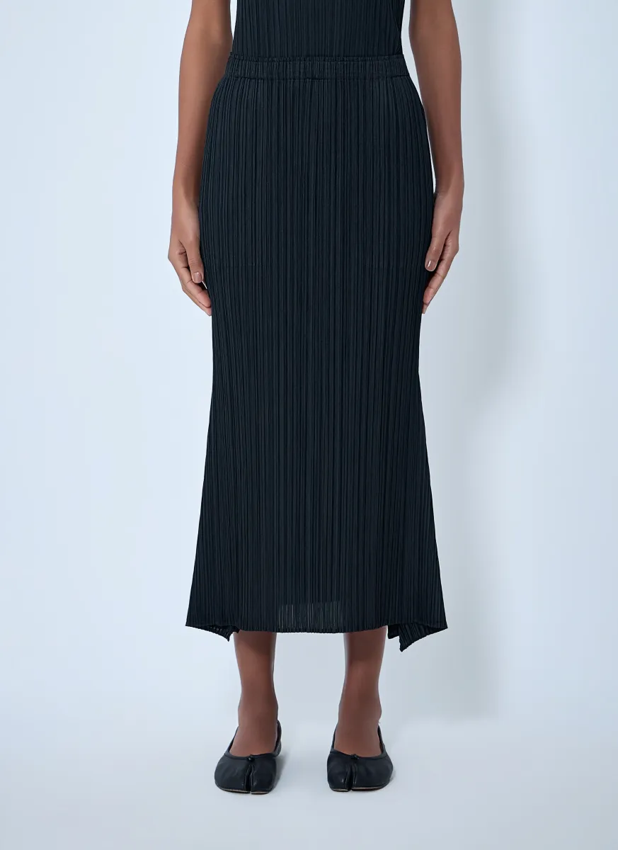 Pleated Midi Skirt