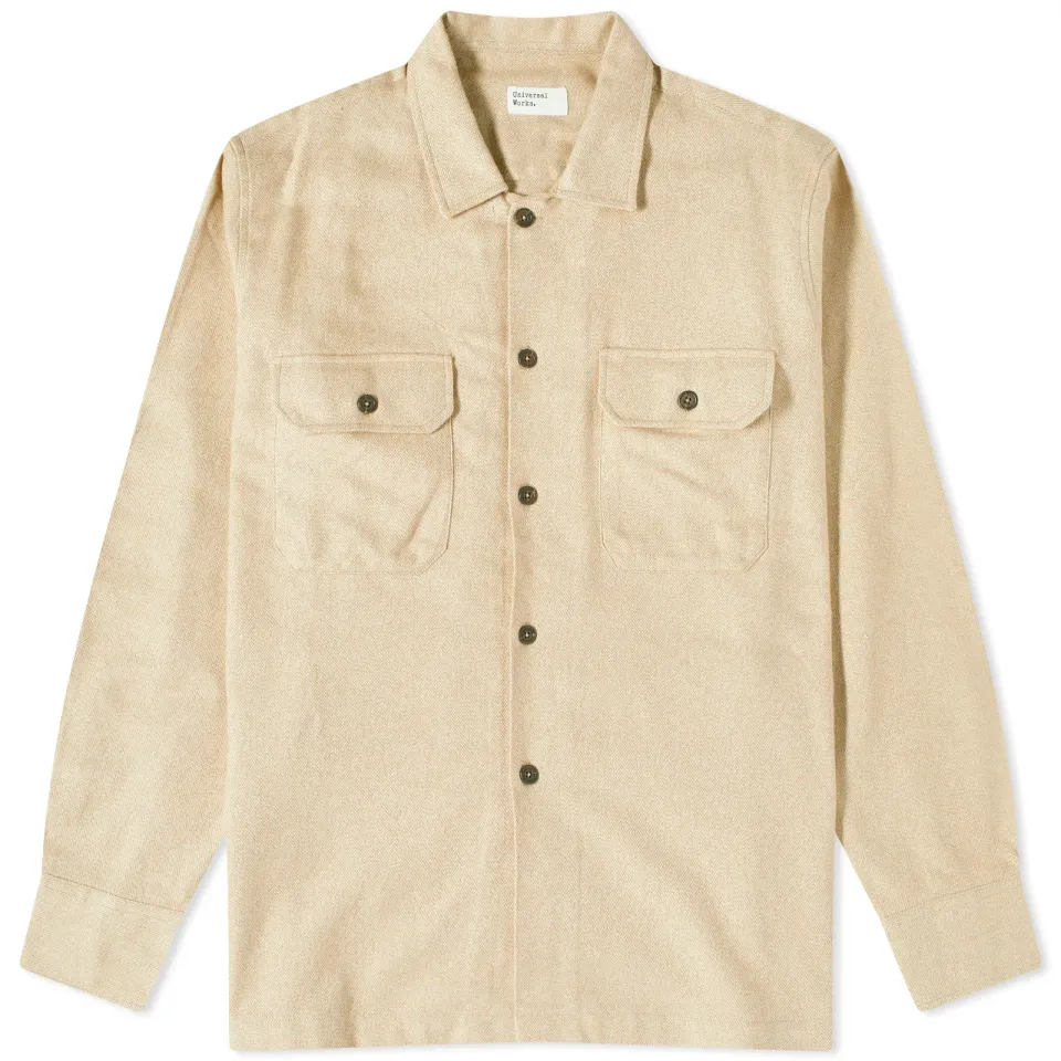 Soft Flannel Utility Overshirt