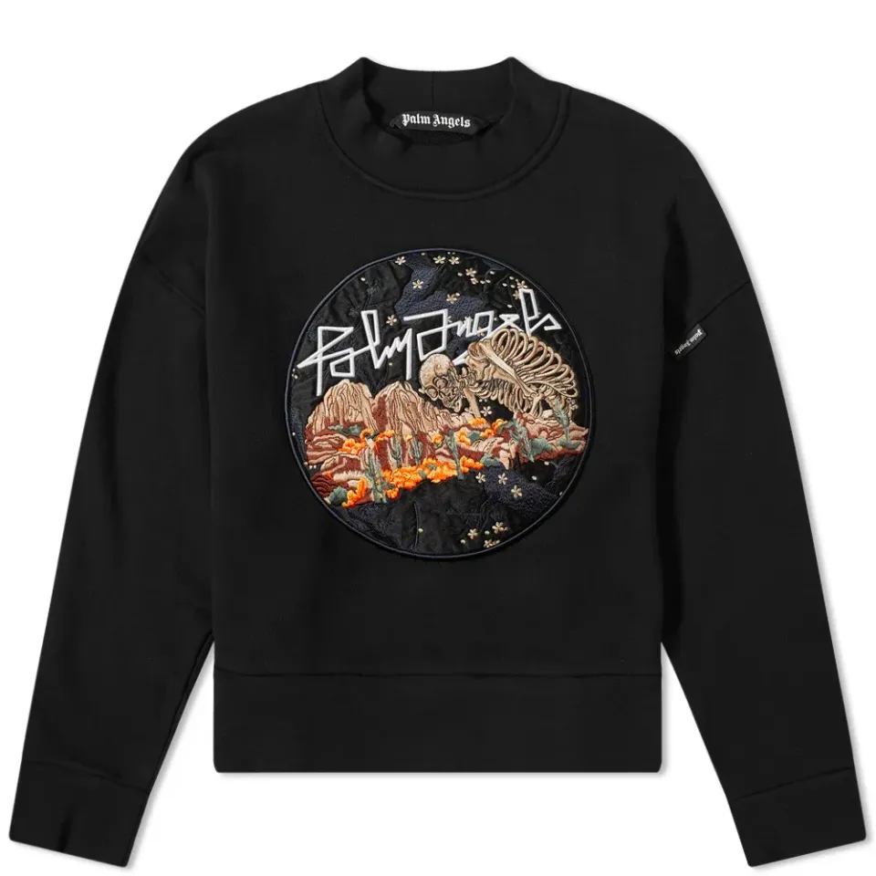 Skull Patch Crew Sweat
