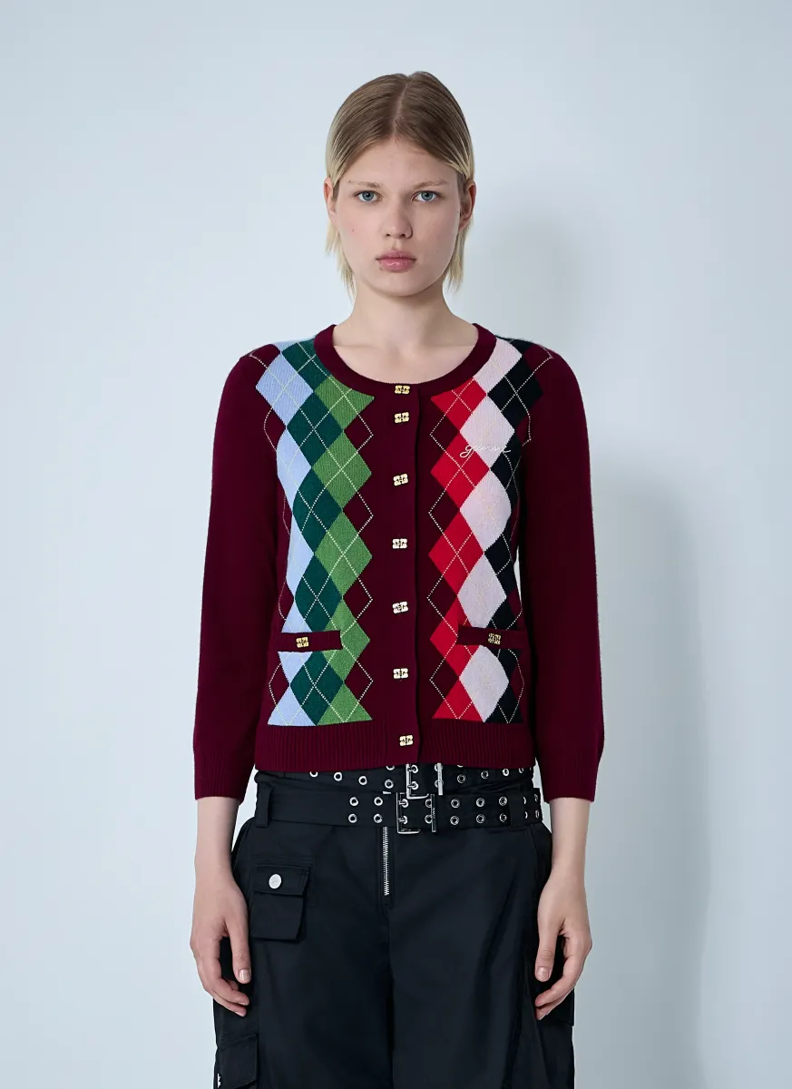 Cashmere-Blend Cardigan