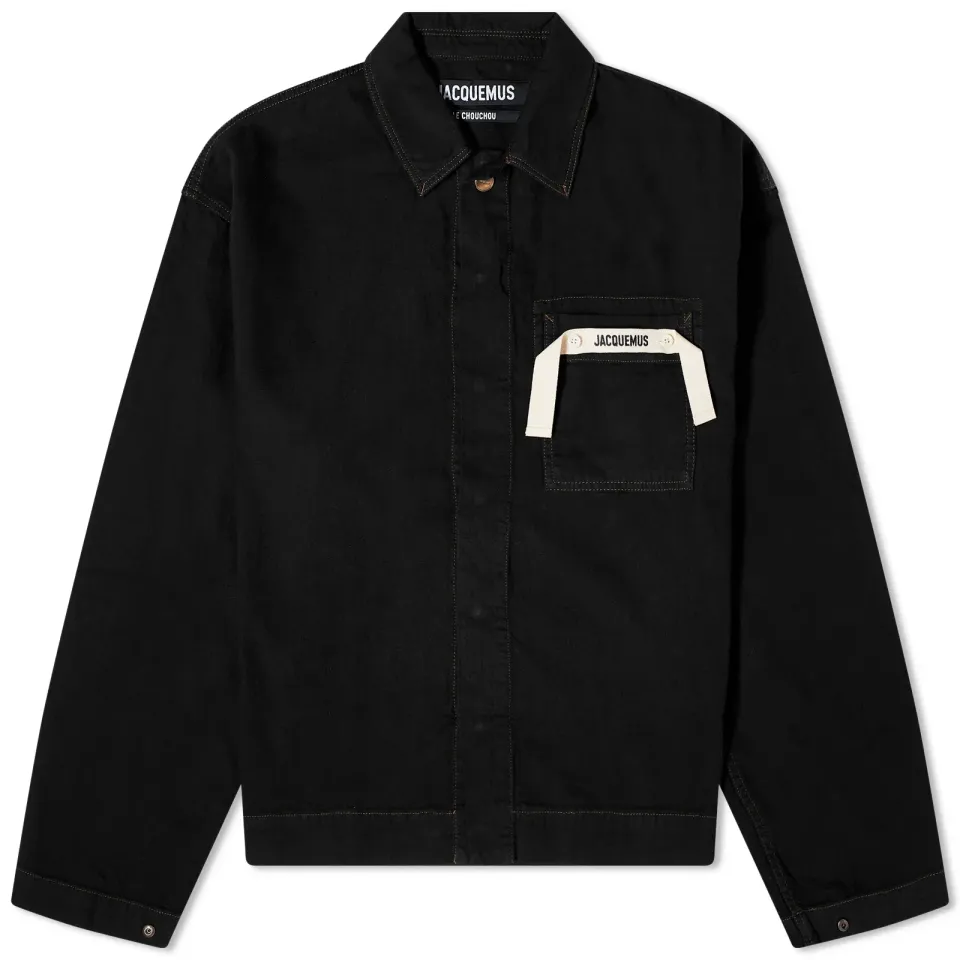 Ribbon Denim Overshirt