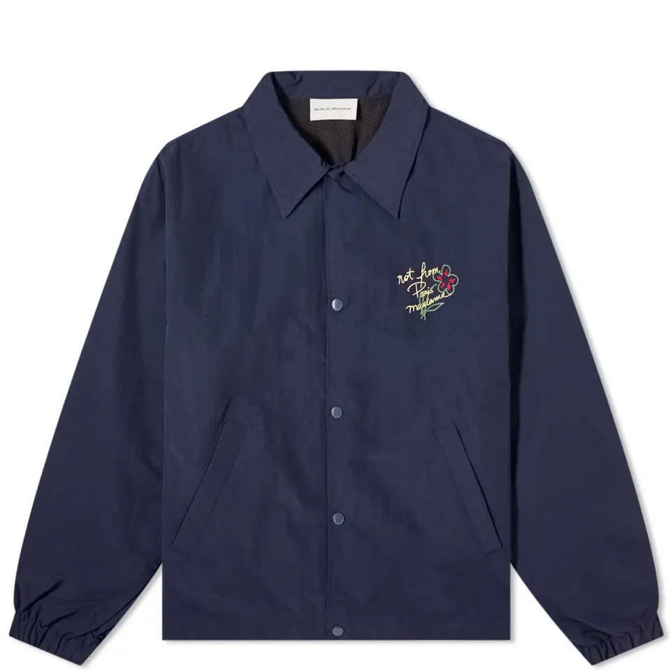 Drôle de Monsieur Sketch Slogan Ripstop Jacket