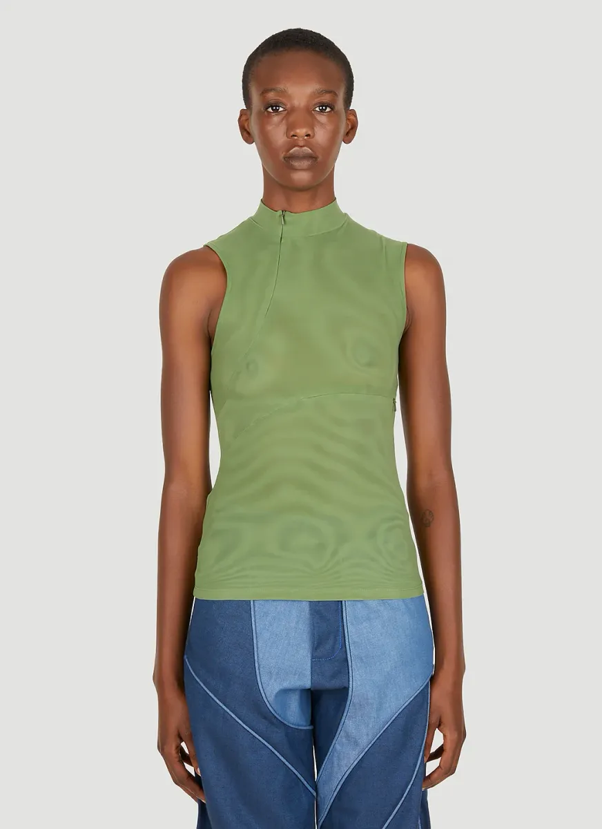 Mesh Zip Top
