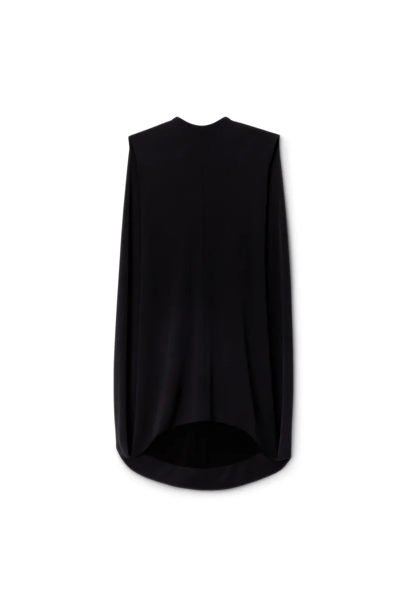 Drape Back Mini Dress