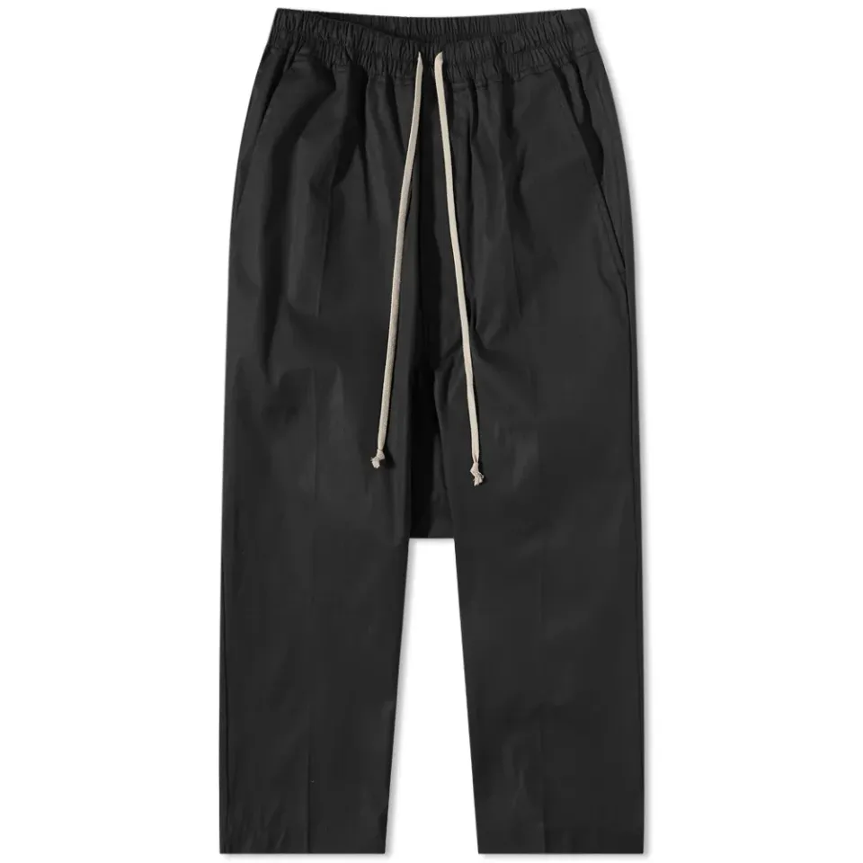 Workwear Drawstring Cropped Pants