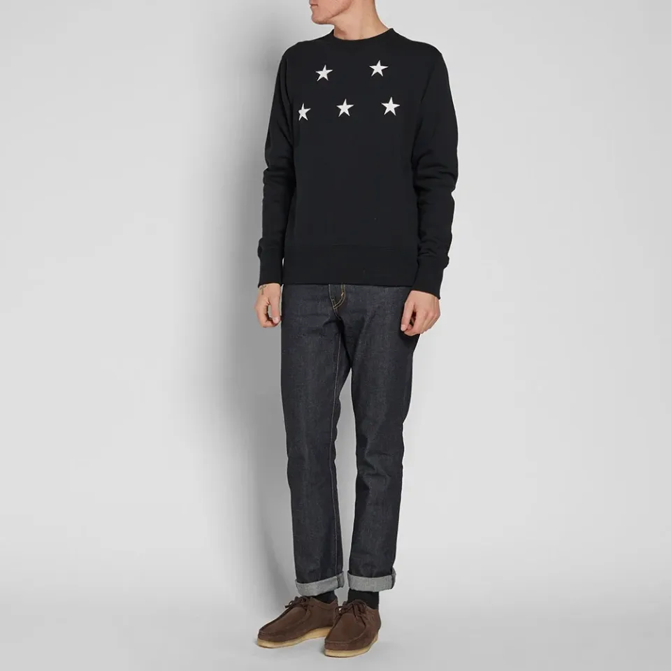 Star Applique Crew Sweat
