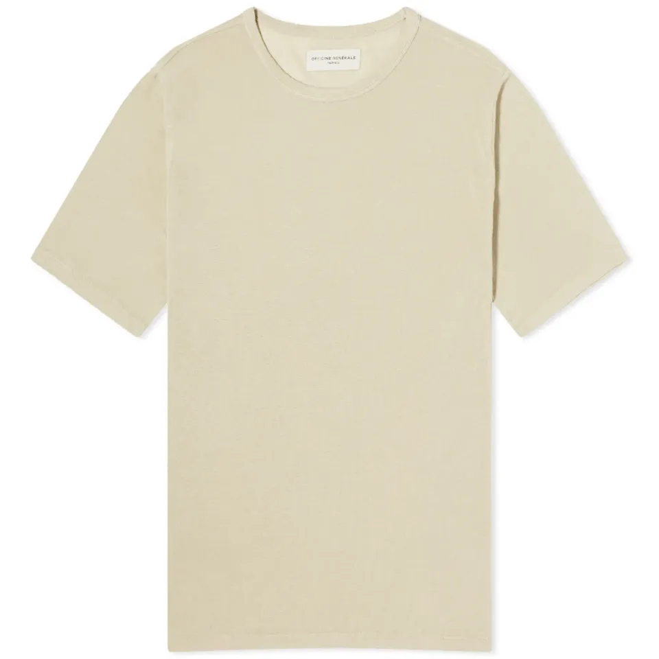 Officine Générale Pigment Dyed Linen T-Shirt