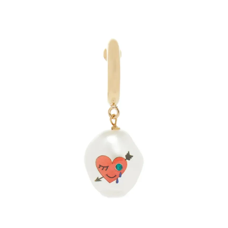 Heart Cotton Candy Earring