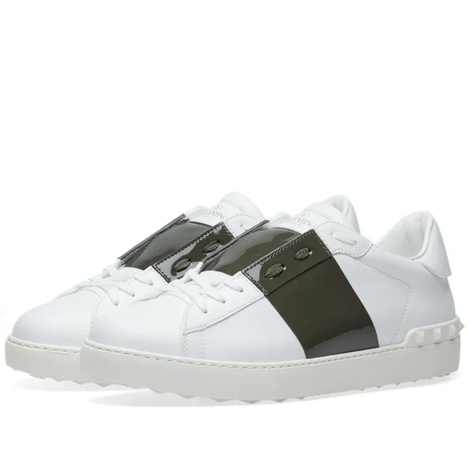 Open Low Top Patent Sneaker