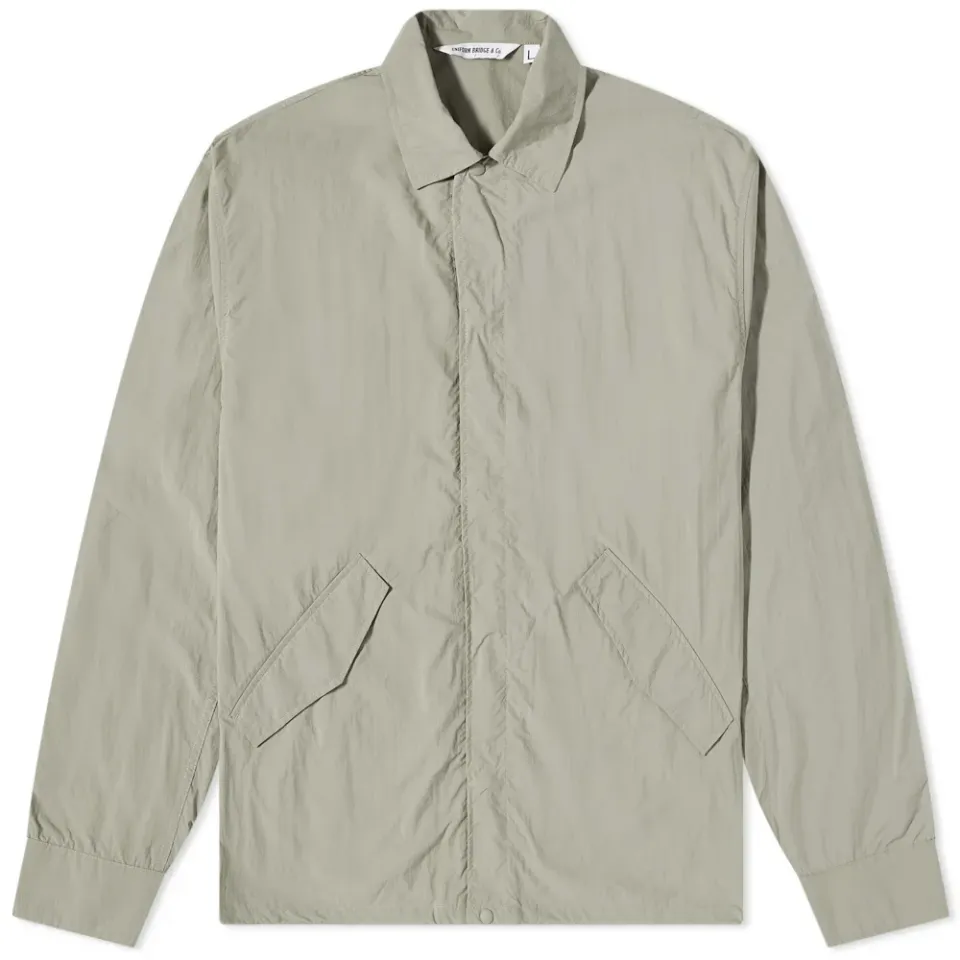 Fishtail Nylon Shirt Jacket