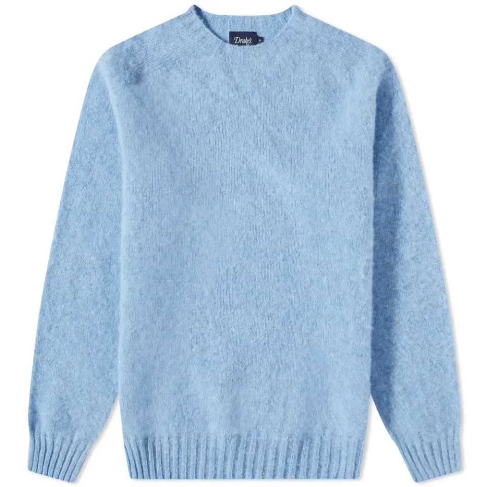 Brushed Shetland Crew Knit