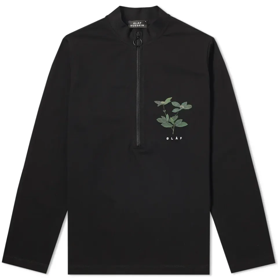 Half Zip Coffee Plant Sweat