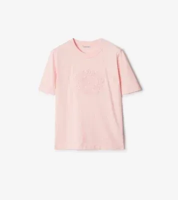 Knight Cotton T-shirt in Cameo pink