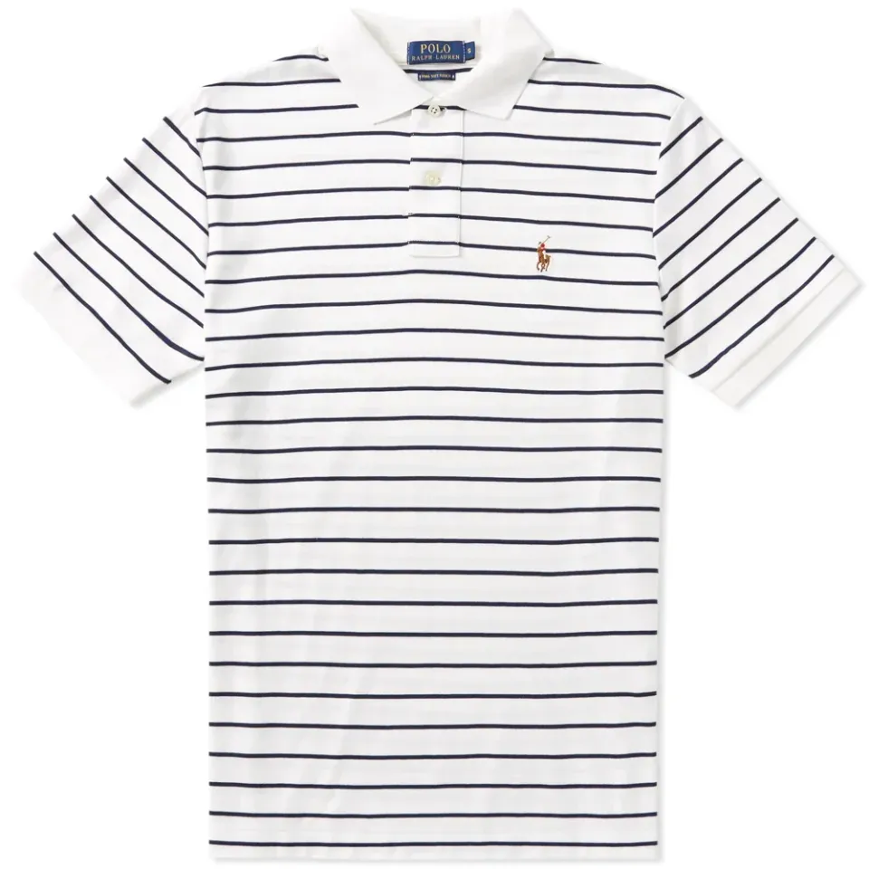 Slim Fit Stripe Polo