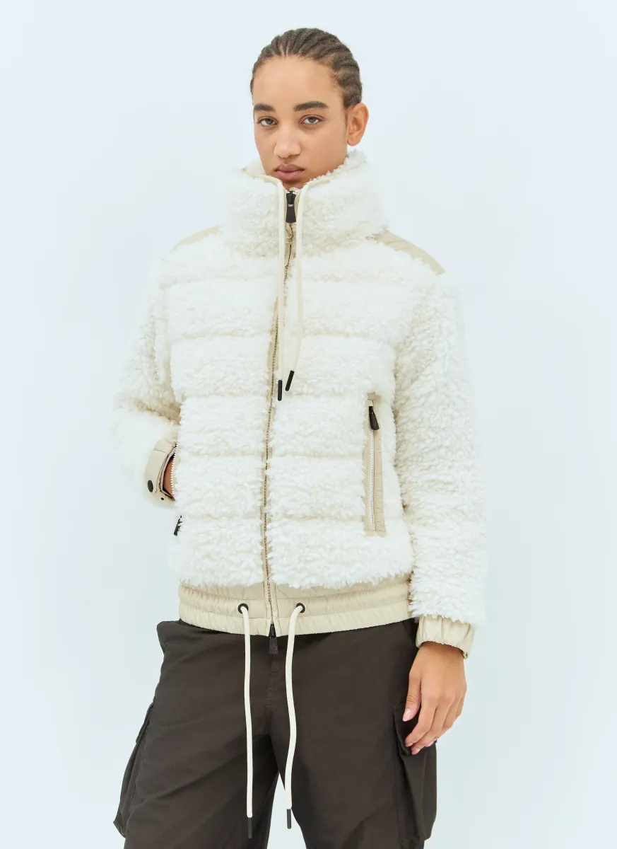 Teddy Zip-Up Cardigan