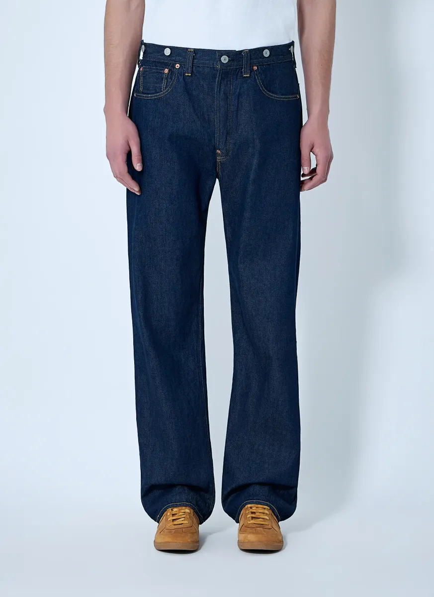 Straight-Leg Denim Jeans