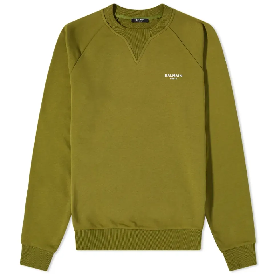 Flocked Logo Sweat