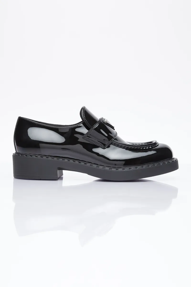 Logo Plaque Loafers