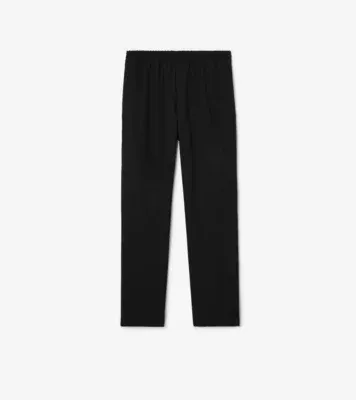 Wool Track Pants in Black