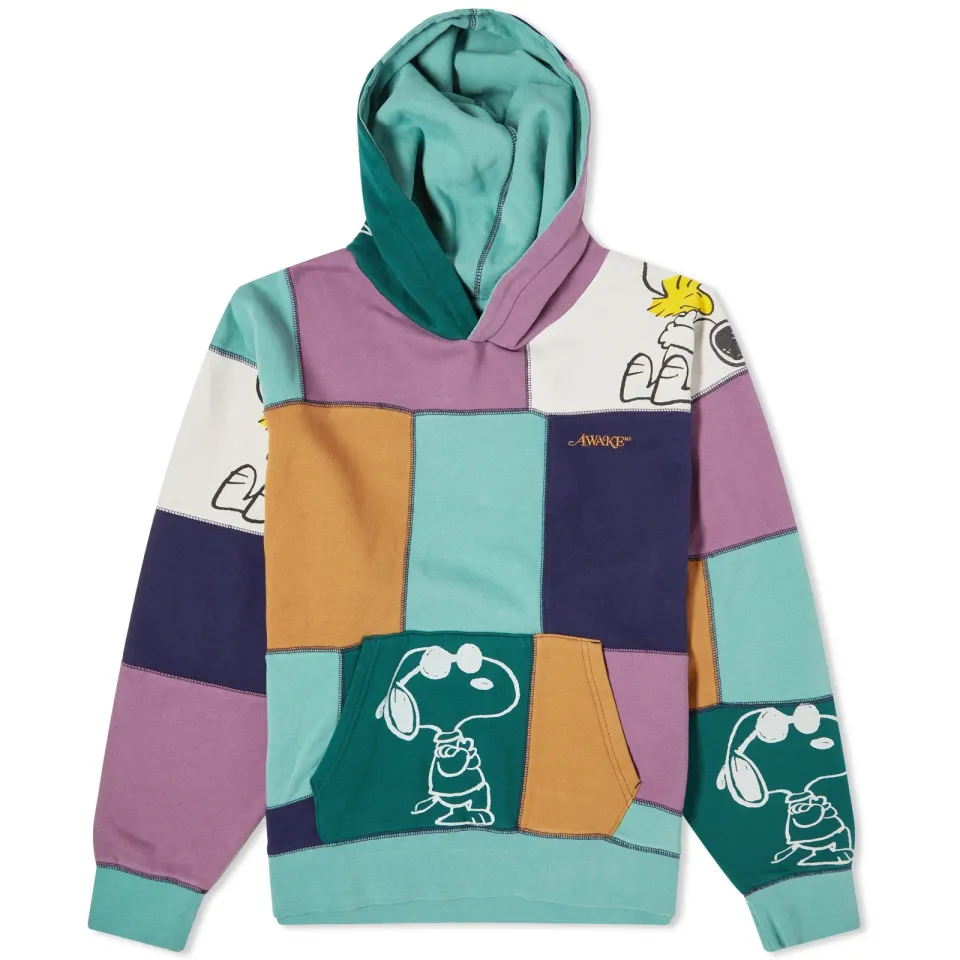 x Peanuts Patchwork Hoodie