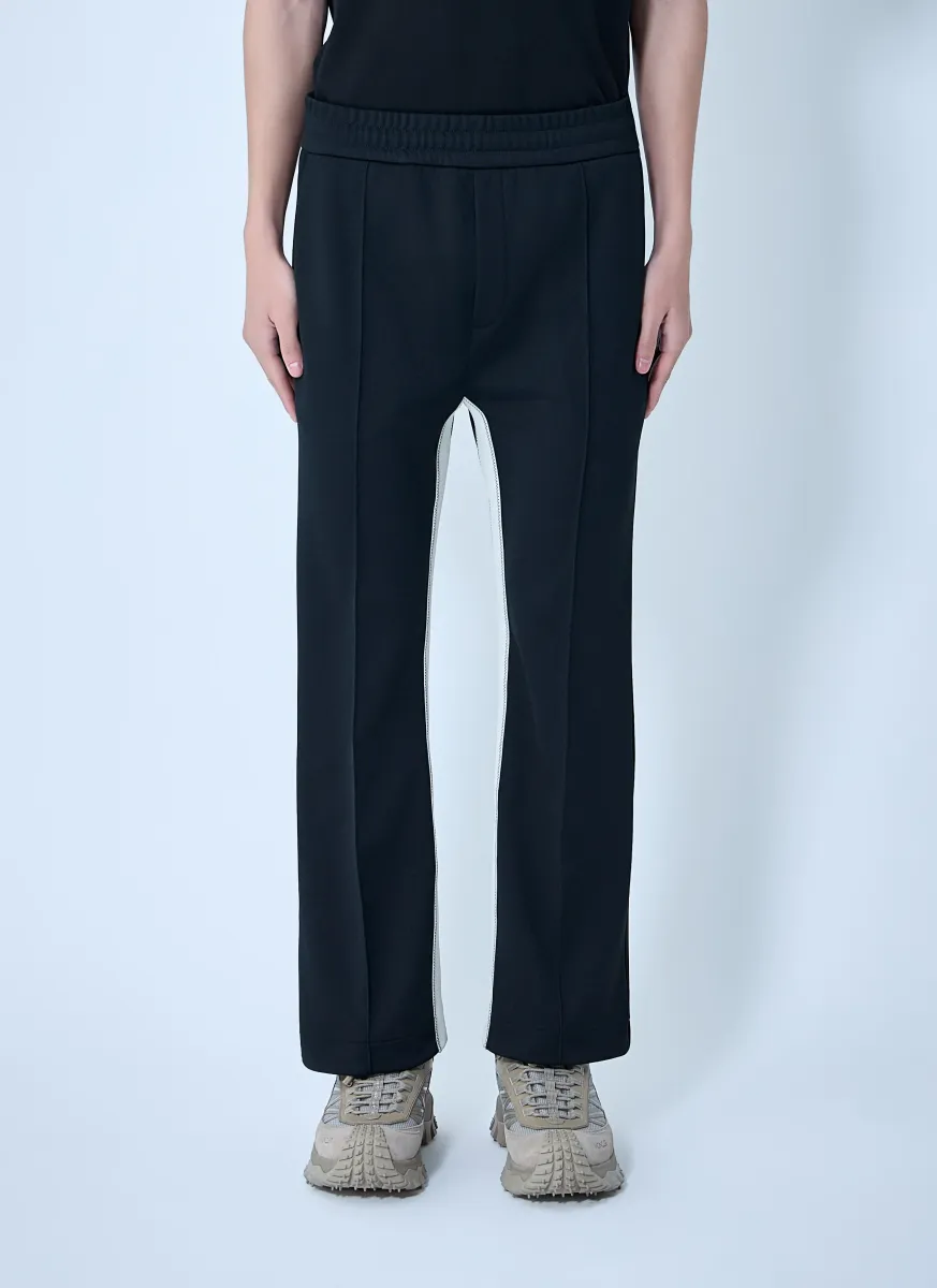 Elasticated Waist Straight Trousers
