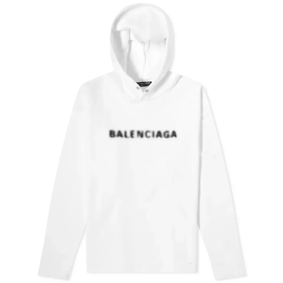 Blurred Logo Popover Hoody
