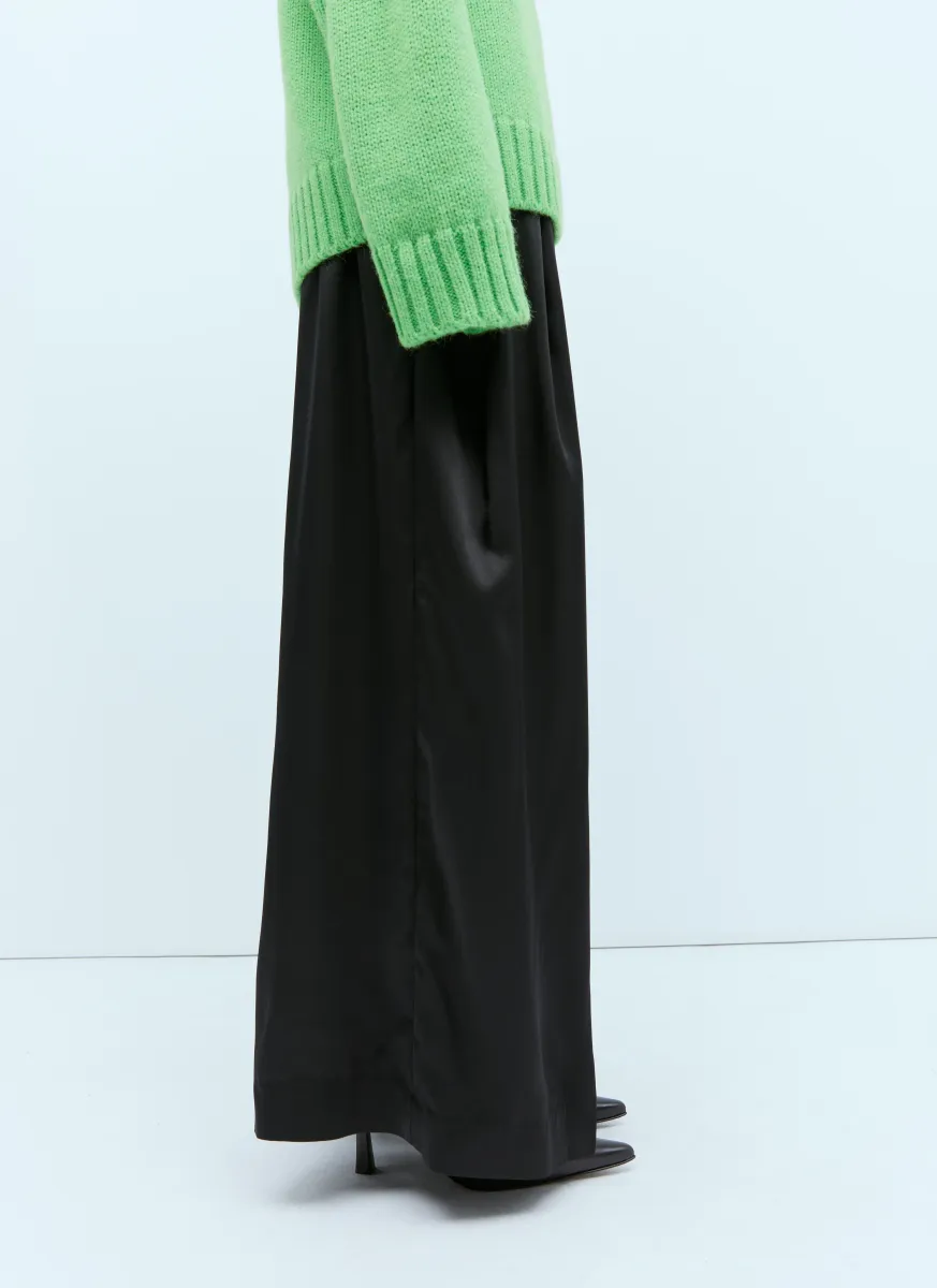 Wide Leg Satin Pants